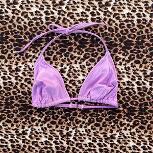 pastel purple vintage bikini top